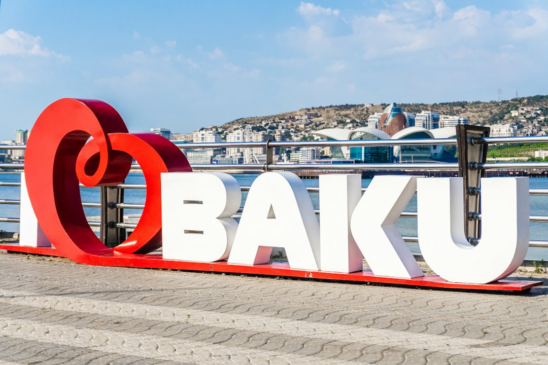 Vista de Bakú, sede del Gran Premio de Azerbaiyán, imagen de archivo