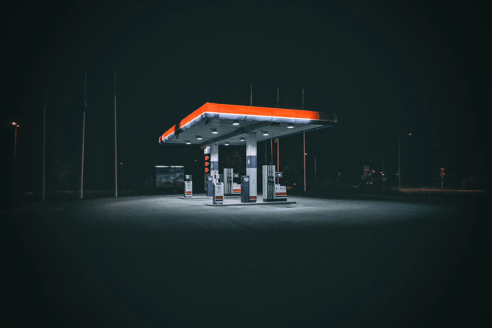 Estación de servicio utilizada para ilustrar la variación del precio de los combustibles en Chile