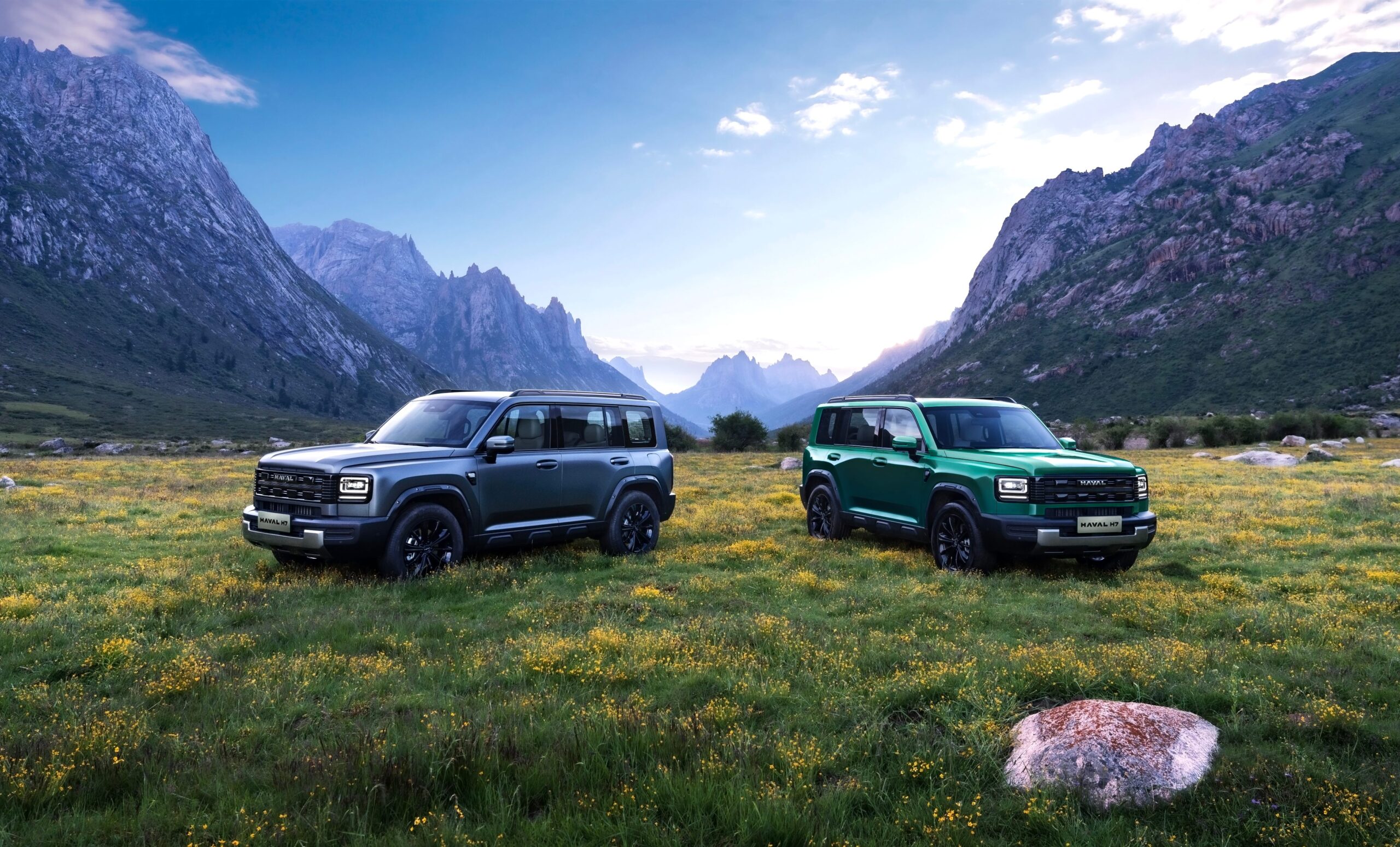 Dos unidades del GWM Haval H7 Max en versiones HEV y PHEV