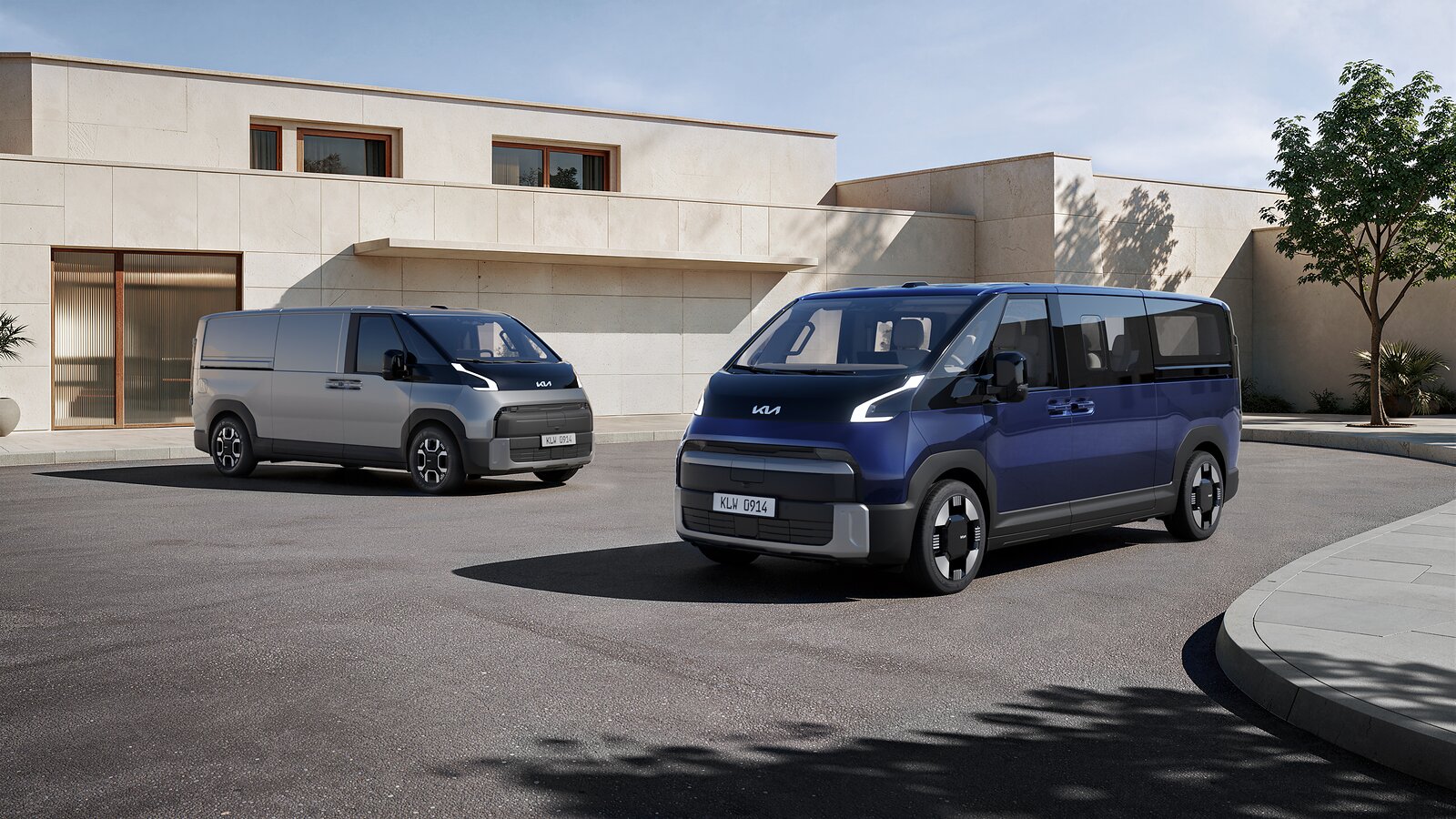 Kia PV7 Cargo y Passenger en imagen oficial