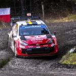 Oliver Solberg en el Toyota GR Yaris Rally1 durante el Rally Chile Biobío 2026