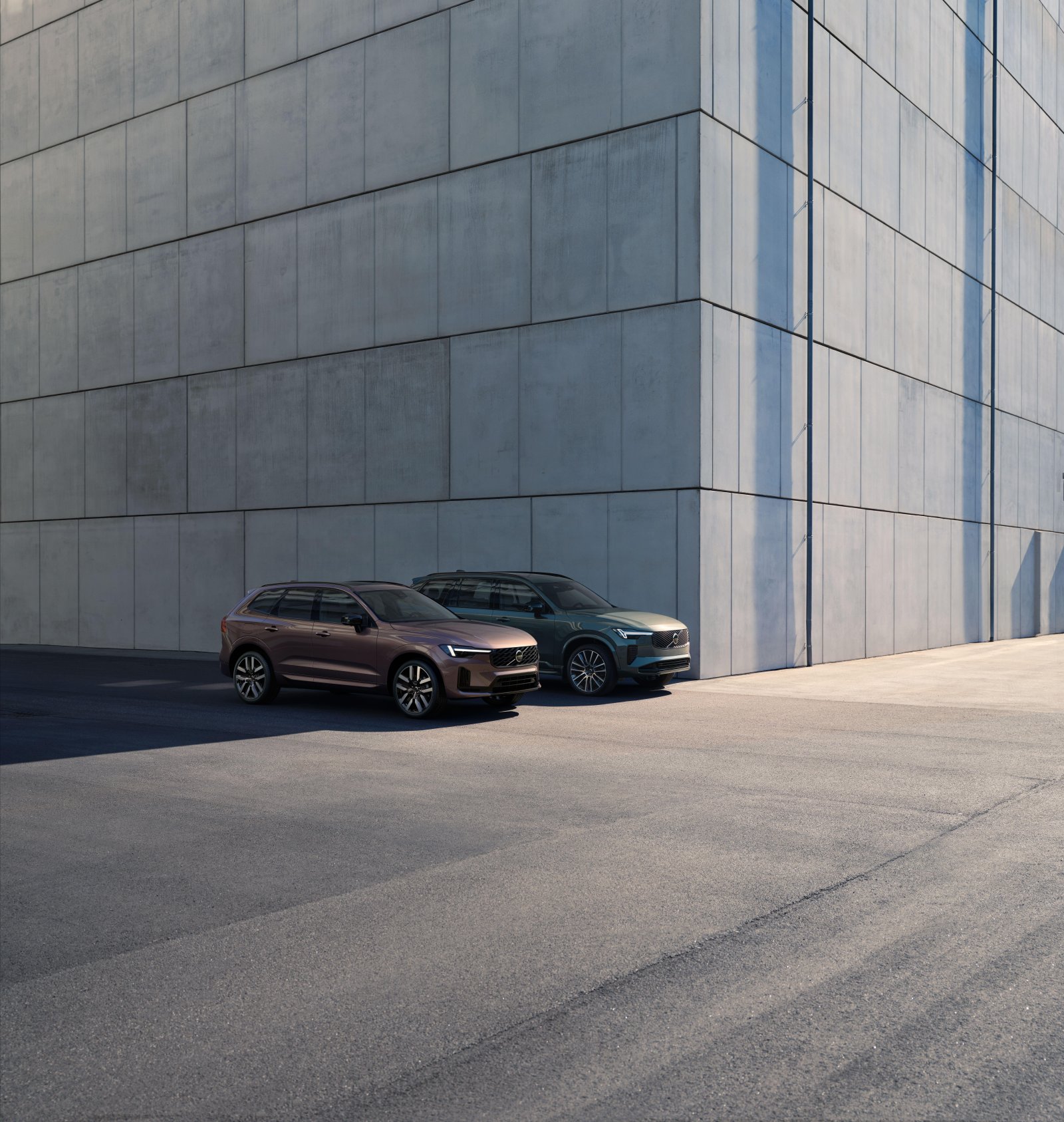Volvo XC60 y XC90 vistos desde el exterior