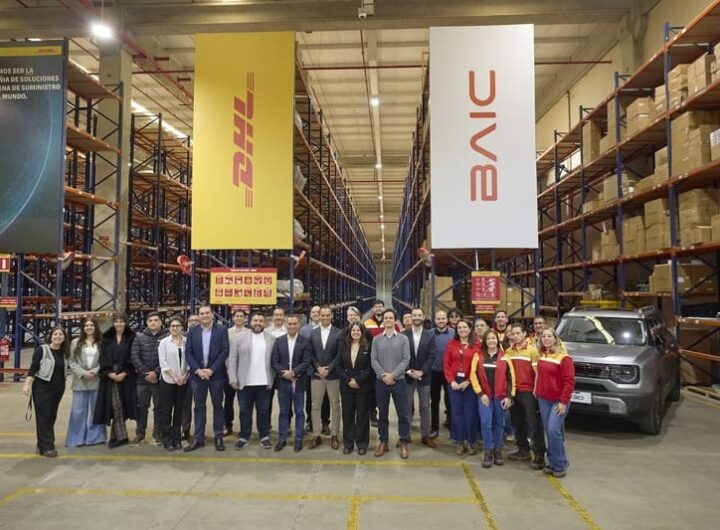 Presentación de la operación logística de BAIC y DHL Supply Chain en Chile