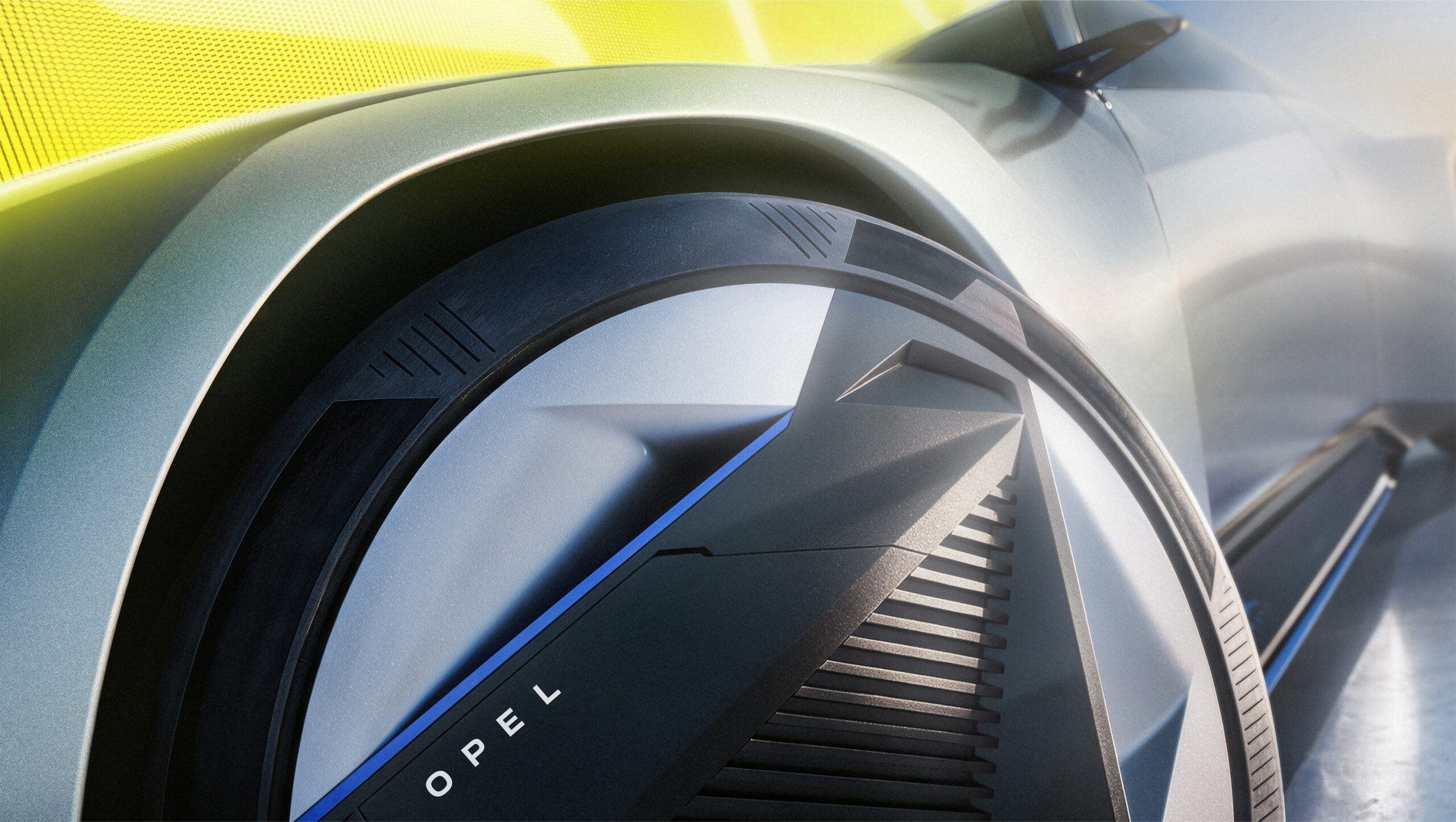Detalle oficial del diseño del Opel STX Concept