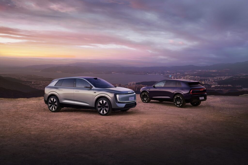AUDI E7X, modelo eléctrico de la alianza SAIC Audi en China, fotografía oficial AUDI AG