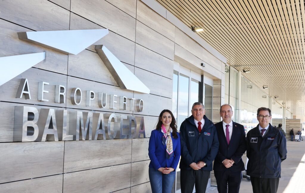 Nuevo terminal del aeropuerto Balmaceda en operación en octubre de 2026, foto MOP