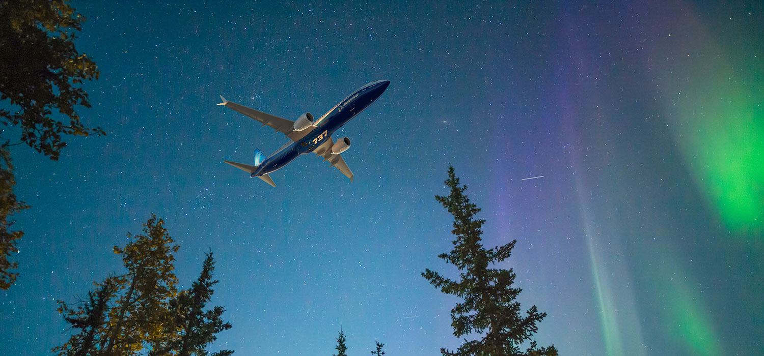 Imagen promocional oficial del Boeing 737 MAX 10