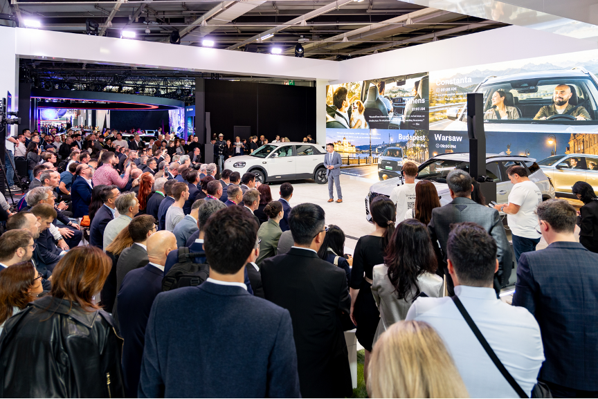 Exhibición de Chery en el Salón del Automóvil de París 2026