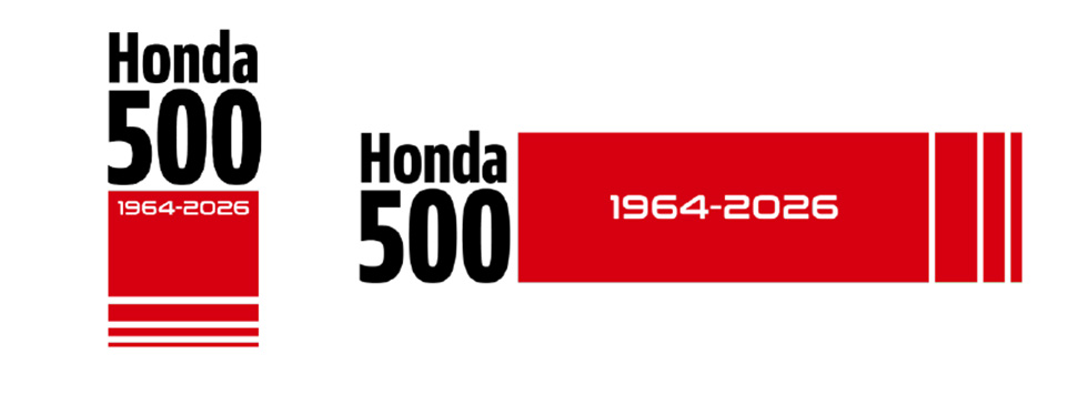Logotipo conmemorativo Honda 500 carreras