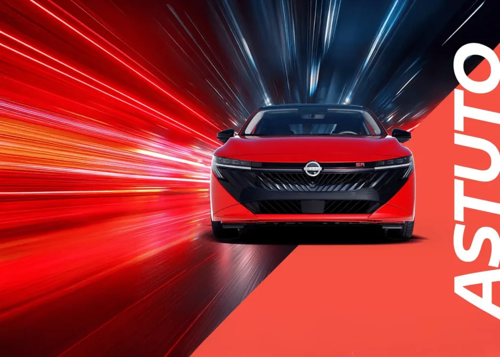Nissan Sentra naranja, imagen referencial oficial Nissan Chile