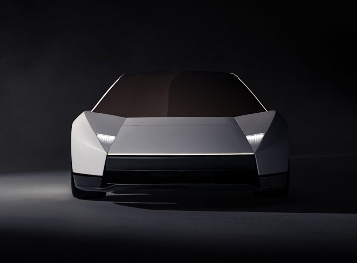 Nuevo Tesla Roadster visto de frente