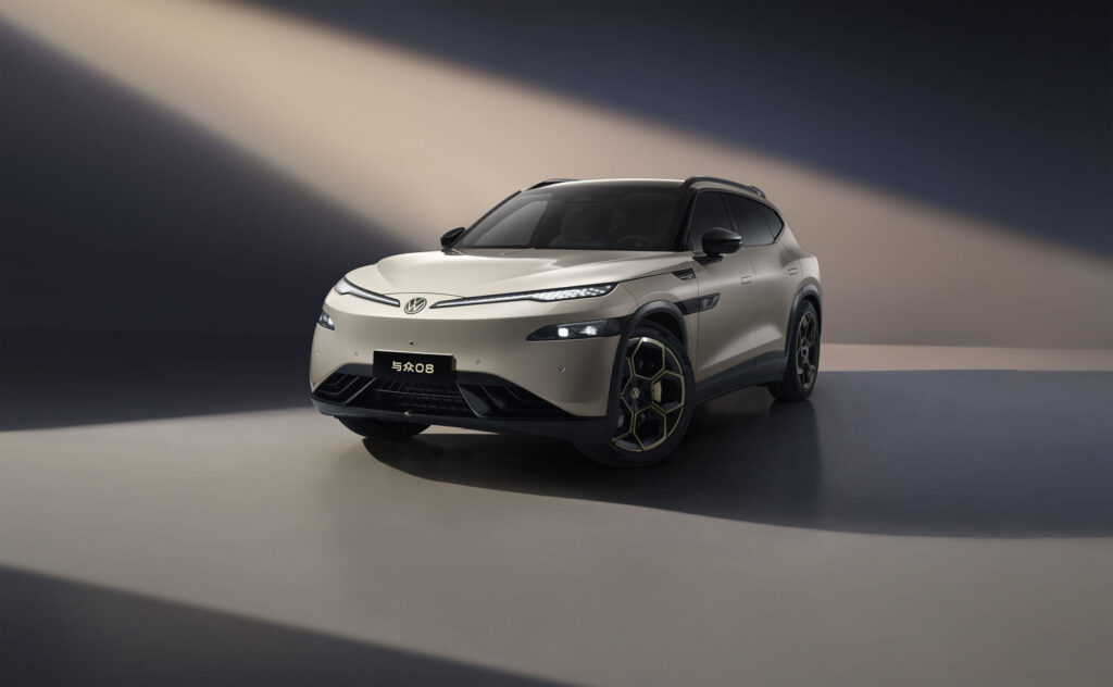 Volkswagen ID.UNYX 08, vehículo eléctrico desarrollado con XPENG en China