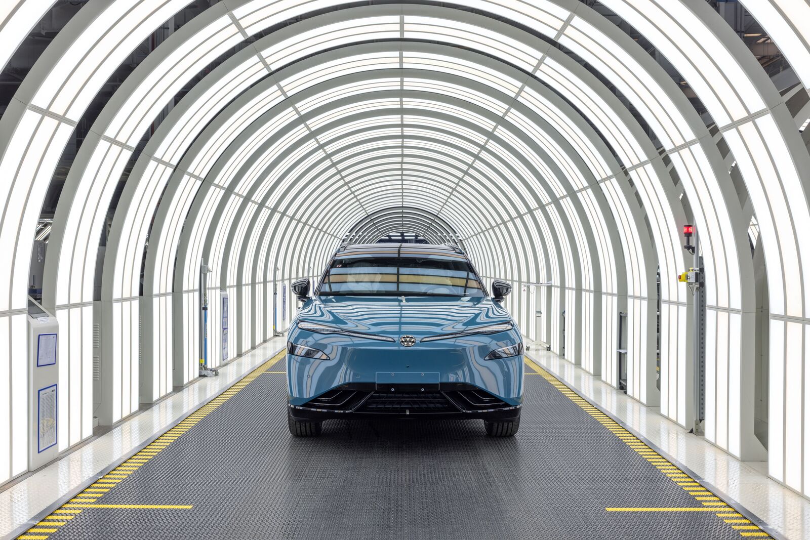 Volkswagen ID.UNYX 08 en instalaciones de producción en China